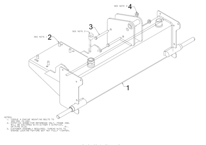 Frame Diagram and Parts List for LS25 (24BG55M1710)(2018) Cub Cadet Log Splitter